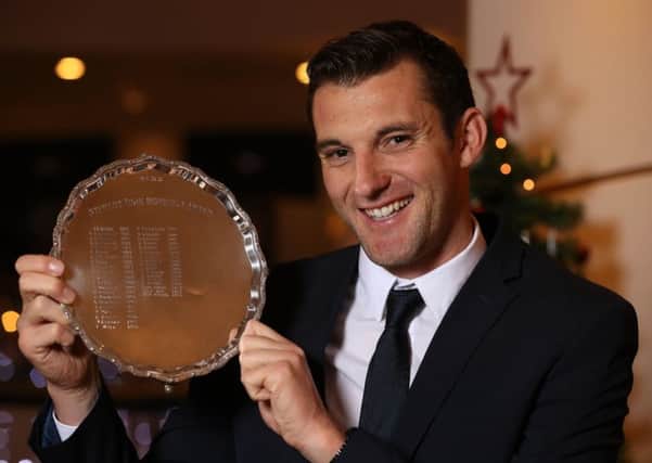 Keir McNicoll of Gullane Golf Club was named Assistant of the Year 
at the PGA in Scotland annual lunch. Picture: Andy Forman