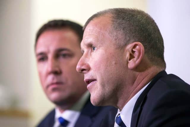 Stewart Regan has defended the hiring of Malky Mackay as new performance director. Picture: PA