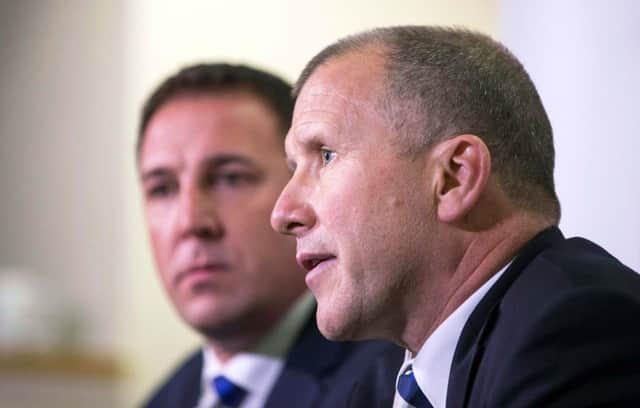 Stewart Regan has defended the hiring of Malky Mackay as new performance director. Picture: PA