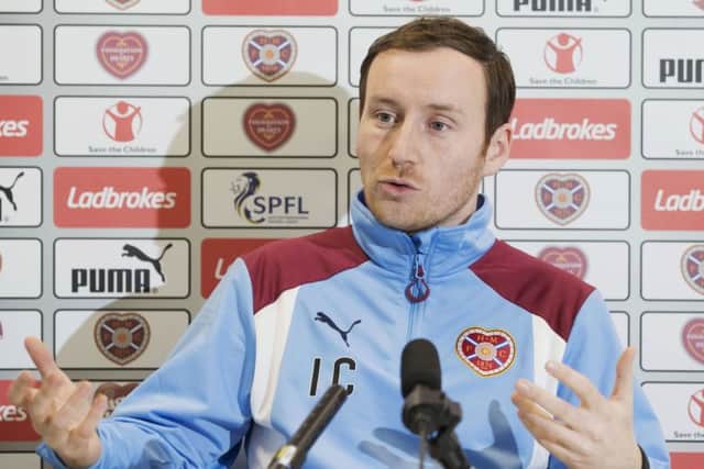 Hearts head coach Ian Cathro is relishing the prospect of his first home game in charge of the Tynecastle club. Picture: SNS Group