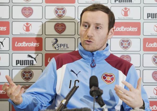 Hearts head coach Ian Cathro is relishing the prospect of his first home game in charge of the Tynecastle club. Picture: SNS Group