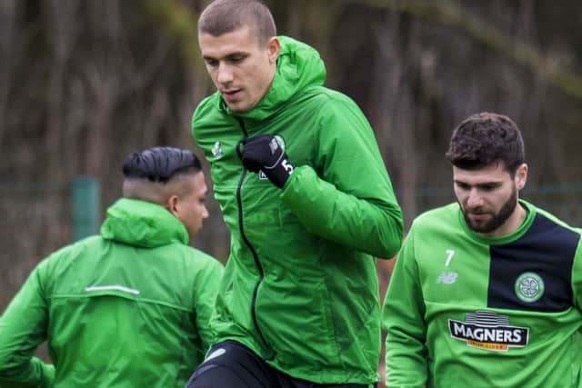 Celtic defender Jozo Simunovic has been tipped to follow in the footsteps of Virgil van Dijk. Picture: SNS Group