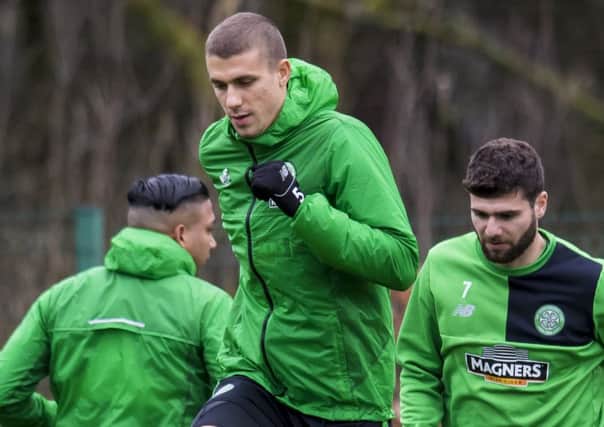 Celtic defender Jozo Simunovic has been tipped to follow in the footsteps of Virgil van Dijk. Picture: SNS Group