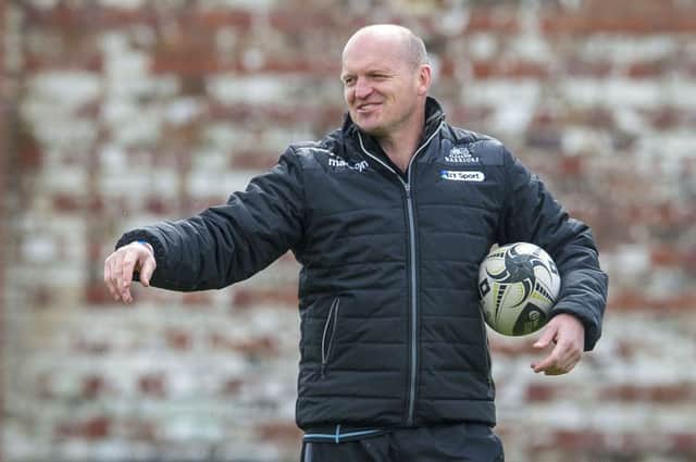 Gregor Townsend is in awe of the size of Racing's forwards. Picture: SNS