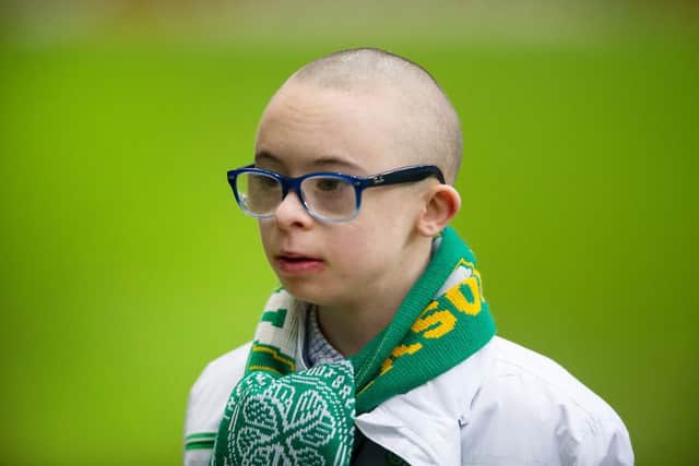 Celtic superfan Jay Beatty. Picture: John Devlin