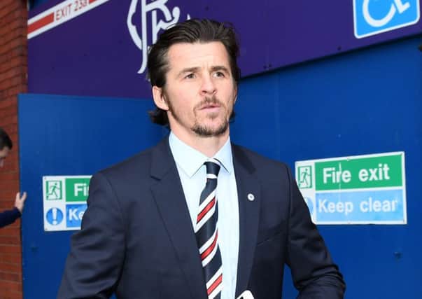 Joey Barton's time at Rangers was interesting to say the least. Picture: SNS