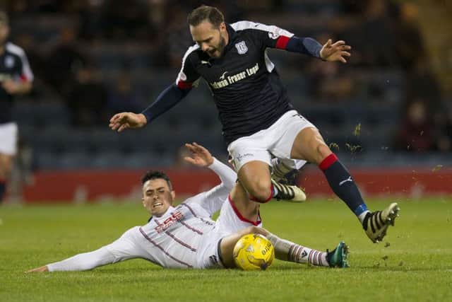 Dundee's Tom Hateley, right, knows his side have to pick up their form following a run of just one win in four. Picture: Kenny Smith/SNS