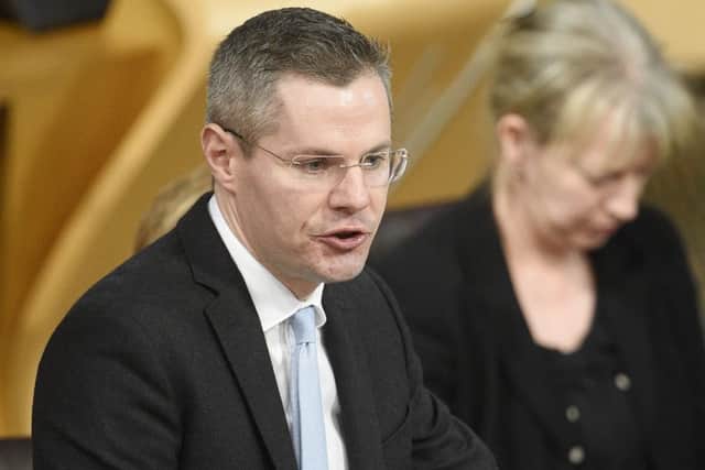 Finance Secretary Derek Mackay said the reductions would be offset by a rise in council tax. Picture: Greg Macvean