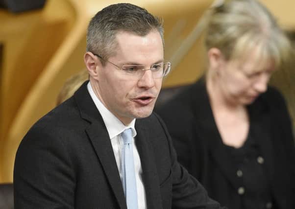 Finance Secretary Derek Mackay said the reductions would be offset by a rise in council tax. Picture: Greg Macvean