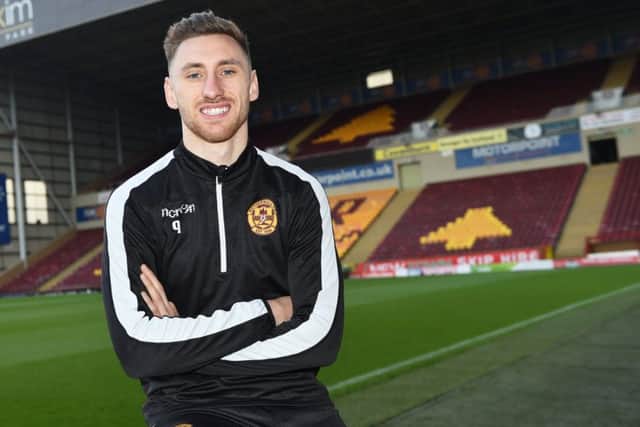Motherwell's Louis Moult has labelled St Johnstone 'tricky opponents'. Picture: Craig Williamson/SNS