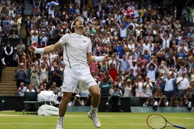 Andy Murrays Wimbledon win put him on his way to being world No.1. Photograph: Kirsty Wigglesworth/AP