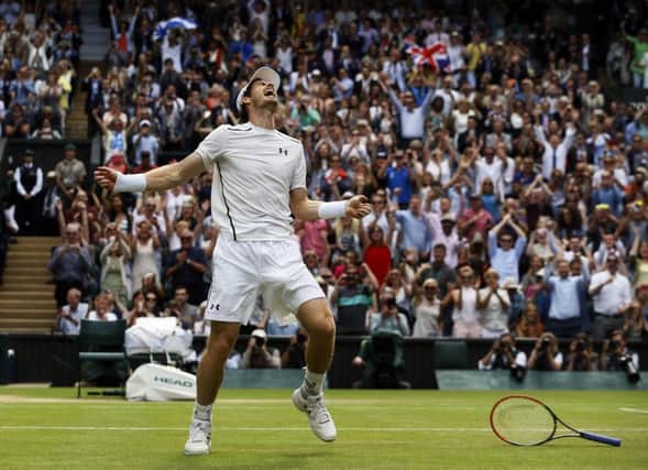 Andy Murrays Wimbledon win put him on his way to being world No.1. Photograph: Kirsty Wigglesworth/AP