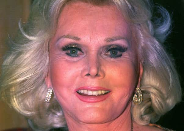 Actress and socialite Zsa Zsa Gabor pictured in 1993. Picture: PA