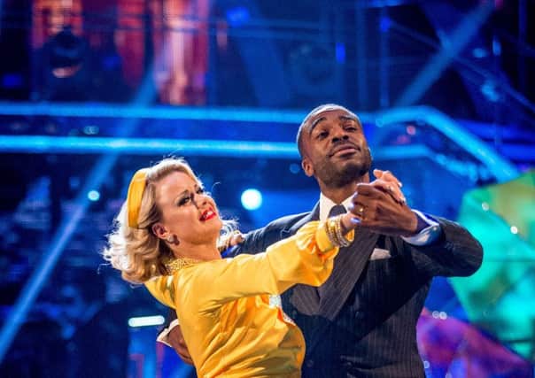 Ora Oduba and Joanna Clifton dancing to Strictly success