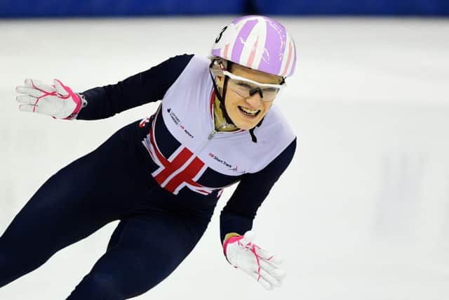 Elise Christie is a winner again