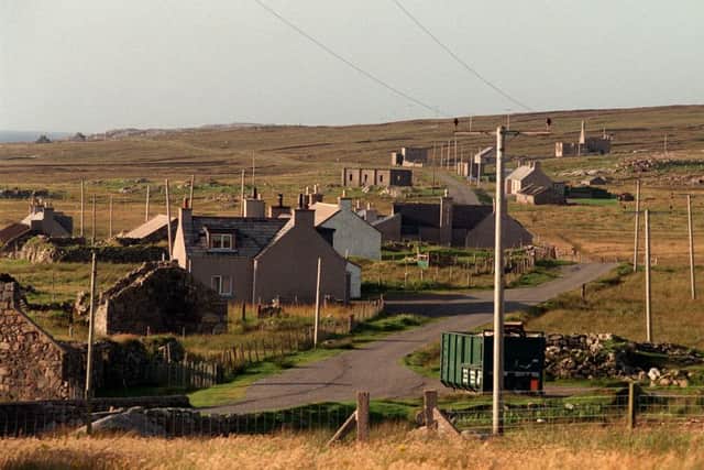 Remote communities such as Breanais, in the Uig area of Lewis, often struggle with poor internet connection speeds. Picture: Allan Milligan/TSPL