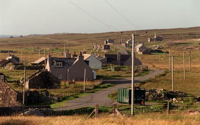 Remote communities such as Breanais, in the Uig area of Lewis, often struggle with poor internet connection speeds. Picture: Allan Milligan/TSPL