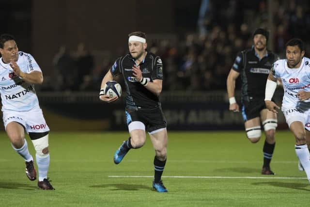 Finn Russell gave a stand-off masterclass in the victory against Racing 92 on Friday night. Picture: Gary Hutchison/SNS/SRU