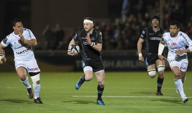 Finn Russell gave a stand-off masterclass in the victory against Racing 92 on Friday night. Picture: Gary Hutchison/SNS/SRU