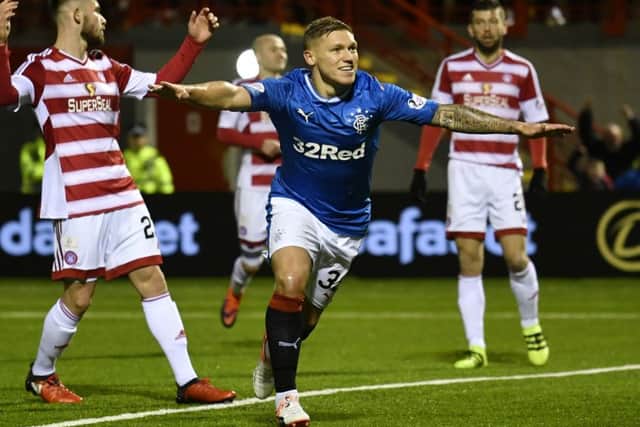 Rangers' Martyn Waghorn says he is going nowhere in January. Picture: SNS