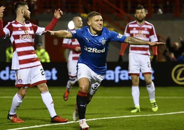 Rangers' Martyn Waghorn says he is going nowhere in January. Picture: SNS