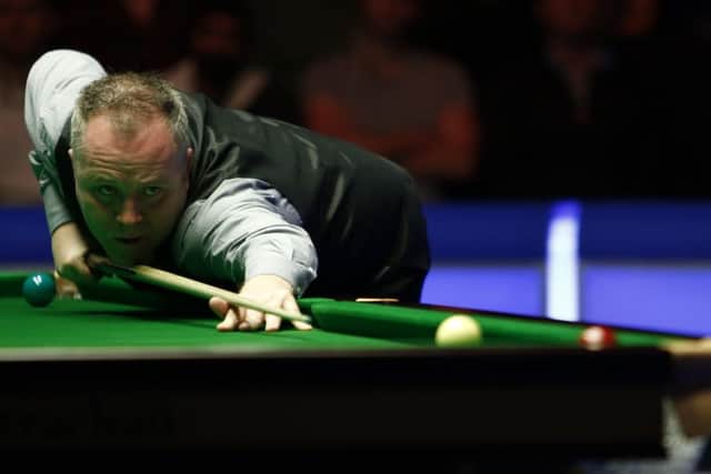 John Higgins led Marco Fu 4-1 after the early exchanges but his opponent rallied to clinch the title. Picture: Colin Poultney.
