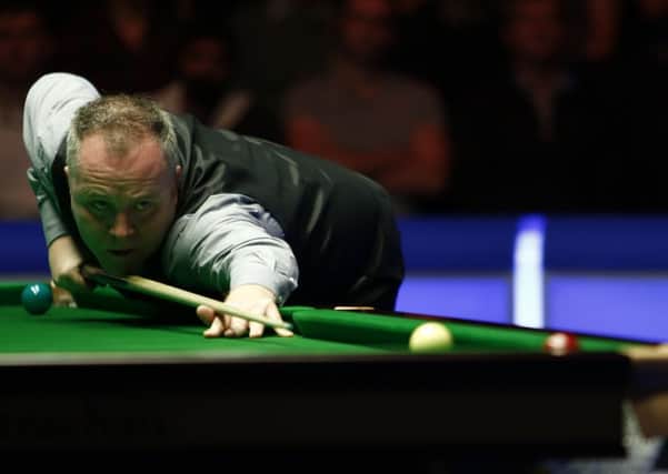 John Higgins led Marco Fu 4-1 after the early exchanges but his opponent rallied to clinch the title. Picture: Colin Poultney.