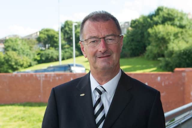 Queens Park club president Alan Hutchison. Picture: Ian Cairns.