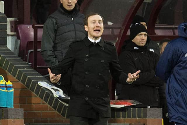 Ian Cathro accepts that the Hearts fans' booing was a natural reaction. Picture: SNS.