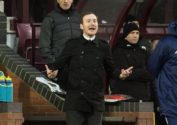 Ian Cathro accepts that the Hearts fans' booing was a natural reaction. Picture: SNS.