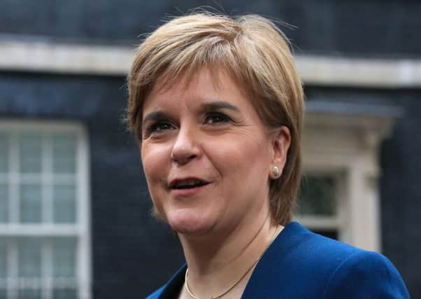 Nicola Sturgeon said: 'This is a historic day for the UK's last remaining aluminium smelter.' Picture: Jonathan Brady/PA Wire