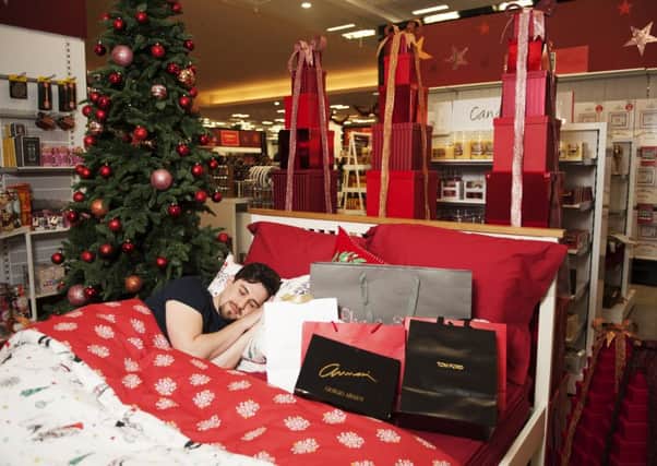 Shoppers will be offered naps in the bedding department at Debenhams. Picture: Contributed
