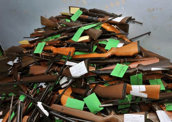 A total of 10,500 applications to keep weapons have been submitted as part of the campaign. Picture: Roberto Cavieres