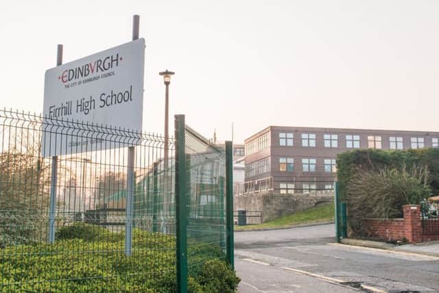 Firrhill High Schoo,l Edinburgh. Picture: Ian Georgeson.