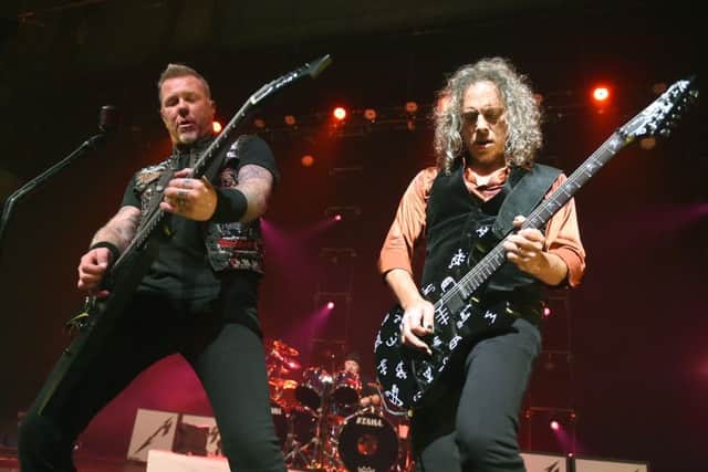 Glasgow-based Team Rock focused on the heavier end of the musical spectrum, epitomised by Metallica. Picture: Kevin Winter/Getty Images