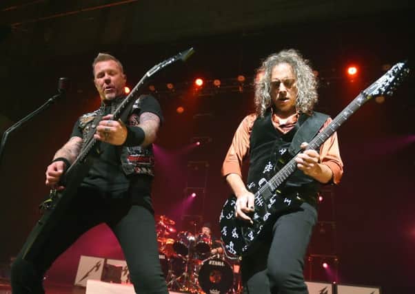 Glasgow-based Team Rock focused on the heavier end of the musical spectrum, epitomised by Metallica. Picture: Kevin Winter/Getty Images
