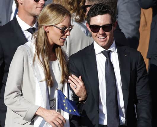 Rory McIlroy and Erica Stoll are reported to be set for an April wedding in Ireland. Picture: Brian Spurlock
