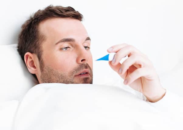 A true case of influenza can knock healthy adults for six. Picture: PA