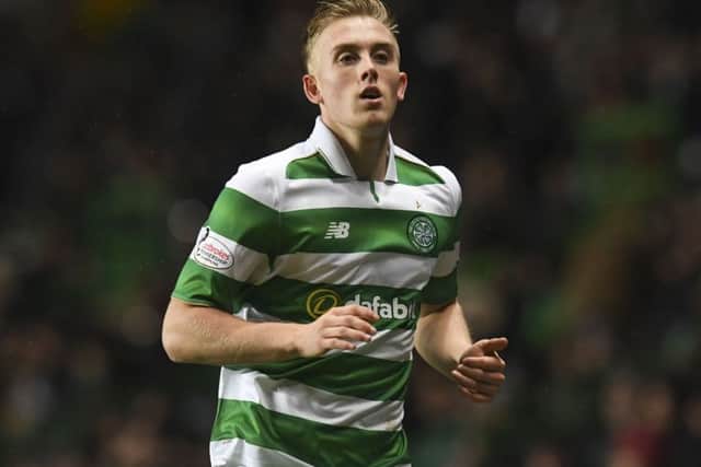 Celtic's Calvin Miller impressed on his debut against Partick Thistle. Picture: SNS
