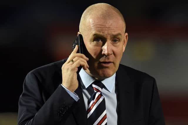 Rangers manager Mark Warburton has impressed the FA. Picture: Craig Foy/SNS