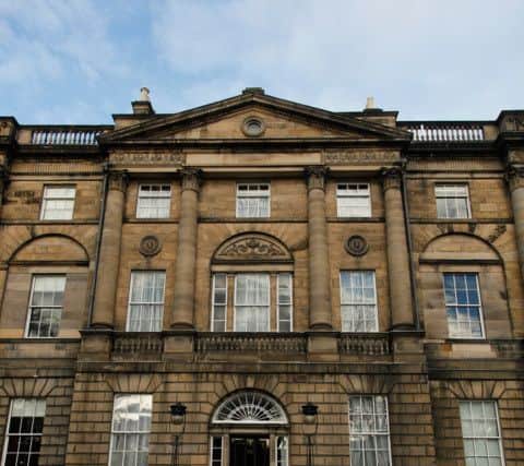 Bute House, now the official residence of the First Minister, is the centrepiece of Charlotte Square, built to the designs of Robert Adam. Picture: Greg Macvean/TSPL