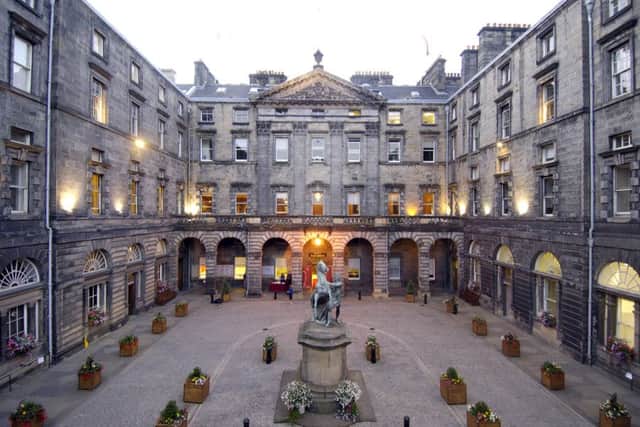 The City Chambers in Edinburgh was originally known as the Royal Exchange. Completed in 1760, the building was the work of Robert Adam and his older brother John. Picture: Kenny Smith/TSPL