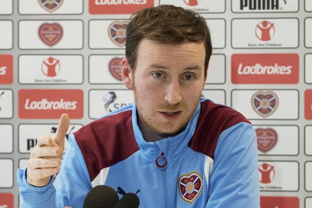 New Hearts manager Ian Cathro was set to join the club as U20 coach before going to Valencia. Picture: Paul Devlin/SNS