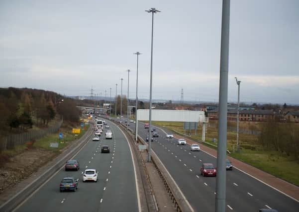 The M8 in Glasgow