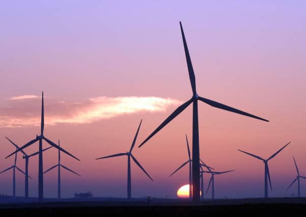 Nearly 60 per cent of Scottish electricity consumption is met by renewable energy. Picture: Ian Rutherford