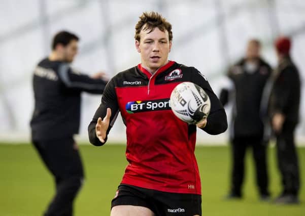Edinburgh's Hamish Watson in training at Oriam. Picture: SNS Group/SRU