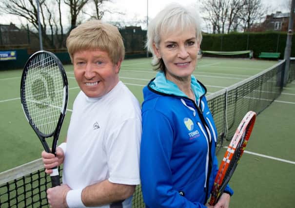 Judy Murray features alongside Frank 'Macca' McAvennie in this year's Only an Excuse? Picture: Comedy Unit