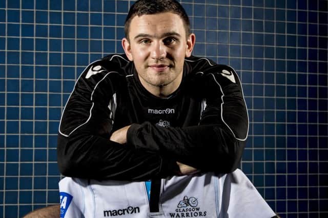 Adam Ashe has been sidelined all season but will return ahead of schedule when he takes his place on the Glasgow bench for the 1872 Cup clash. Picture: SNS/SRU