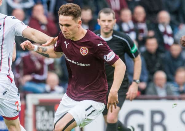 Rangers are reported to be after Hearts winger Sam Nicholson
. Picture: Ian Georgeson