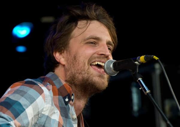 CHELMSFORD, ENGLAND - AUGUST 16: James Walsh of Starsailor performs at Sony's Xperia Access acoustic stage in the Virgin Media Louder Lounge. Unseen footage of Starsailor's performance can be viewed at www.vevo.com/xperiaaccess at Hylands Park on August 16, 2014 in Chelmsford, England. (Photo by Ben A. Pruchnie/Getty Images for Sony Music)